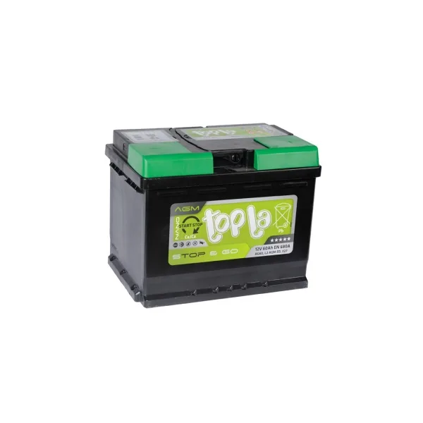 Аккумулятор TOPLA 60 Ач 680 А (EN), обратная полярность, LN2