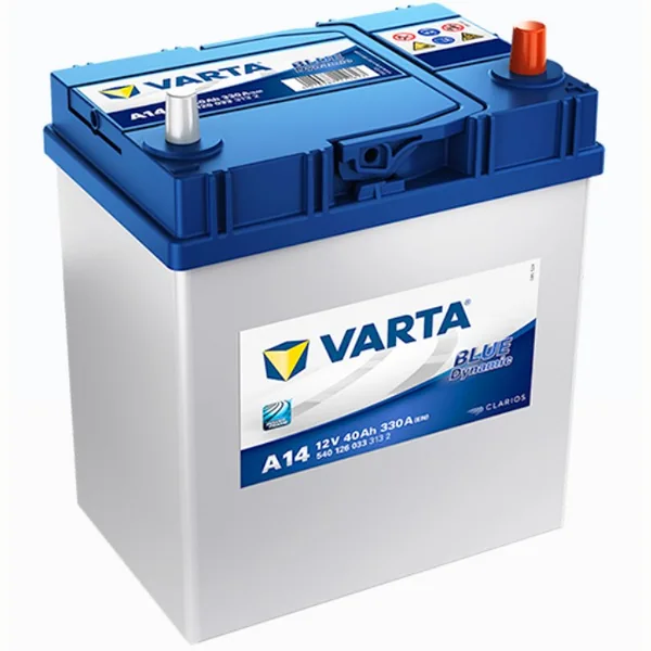 Аккумулятор VARTA Blue Dynamic 40 Ач 330 А (EN), обратная полярность, B19