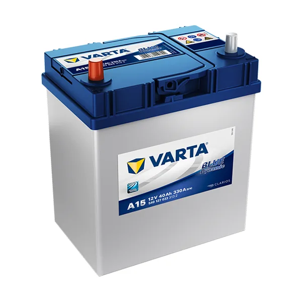 Аккумулятор VARTA Blue Asia 40 Ач 330 А (EN), прямая полярность, B19