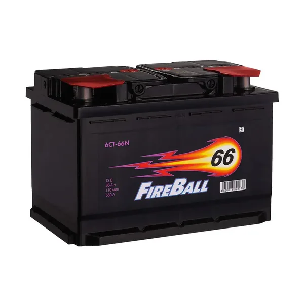 Аккумулятор FIRE BALL 66 Ач 560 А (EN), обратная полярность, LN3