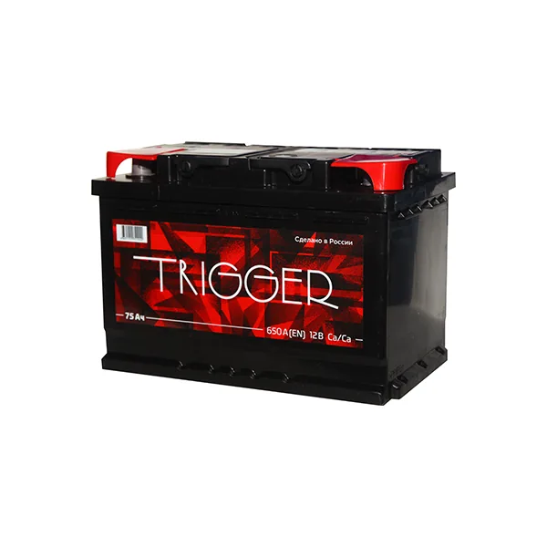 Аккумулятор TRIGGER 75 Ач 650 А (EN), прямая полярность, LN3