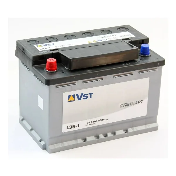 Аккумулятор VST Стандарт 74 Ач 680 А (EN), обратная полярность, LN3