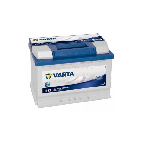 Аккумулятор VARTA Blue Dynamic 74 Ач 680 А (EN), обратная полярность, LN3