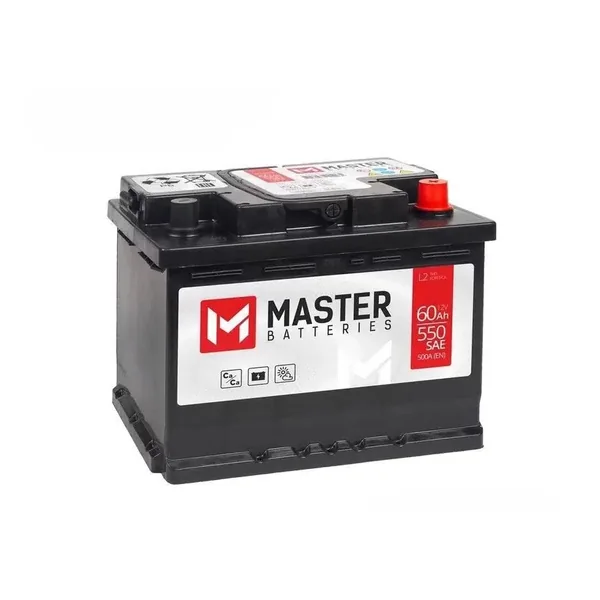 Аккумулятор MASTER BATTERIES 60 Ач 500 А (EN), обратная полярность, LN2