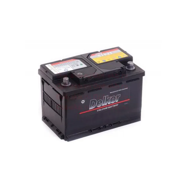 Аккумулятор DELKOR 74 Ач 680 А (EN), обратная полярность, LN3