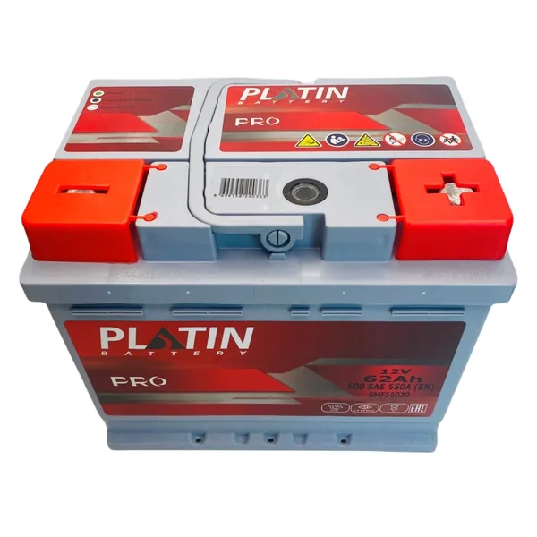 Аккумулятор PLATIN Pro Pro 62 Ач 520 А (EN), обратная полярность, LN2