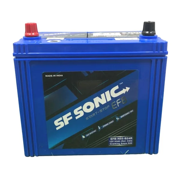 Аккумулятор SF SONIC 50 Ач 520 А (EN), прямая полярность, B24