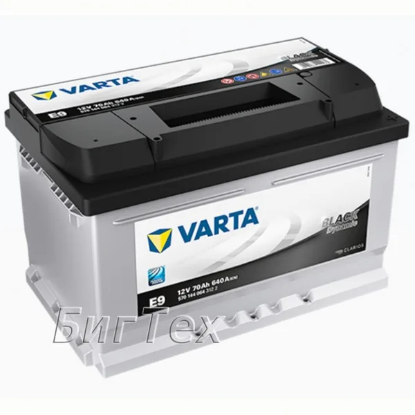 Аккумулятор VARTA BLACK DYNAMIC 70 Ач 640 А (EN), обратная полярность, LN3