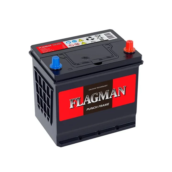Аккумулятор FLAGMAN 65 Ач 620 А (JIS), обратная полярность, D23