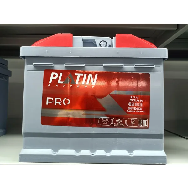 Аккумулятор PLATIN PRO 52 Ач 440 А (EN), обратная полярность, LBN1