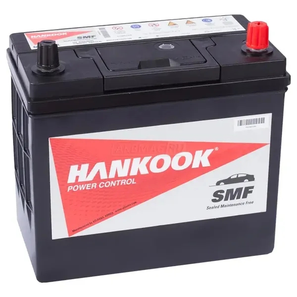 Аккумулятор HANKOOK 45 Ач 430 А (EN), обратная полярность, B24