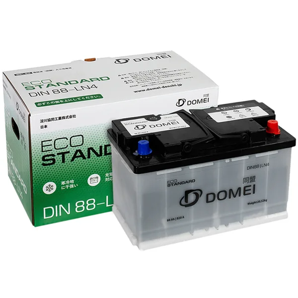 Аккумулятор DOMEI Eco STANDARD 88 Ач 820 А (EN), обратная полярность, LN4