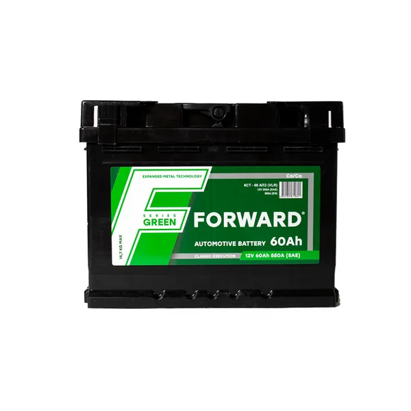 Аккумулятор FORWARD Green 60 Ач 550 А (EN), прямая полярность, LN2