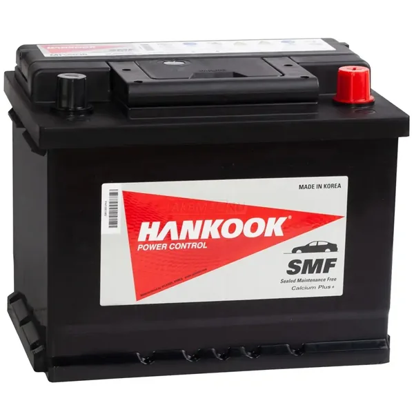 Аккумулятор HANKOOK 60 Ач 510 А (EN), обратная полярность, LBN2