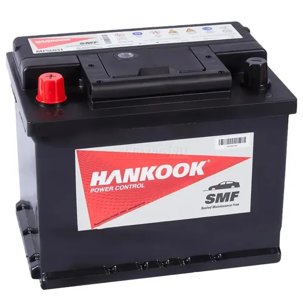 Аккумулятор HANKOOK 60 Ач 510 А (EN), обратная полярность, LBN2
