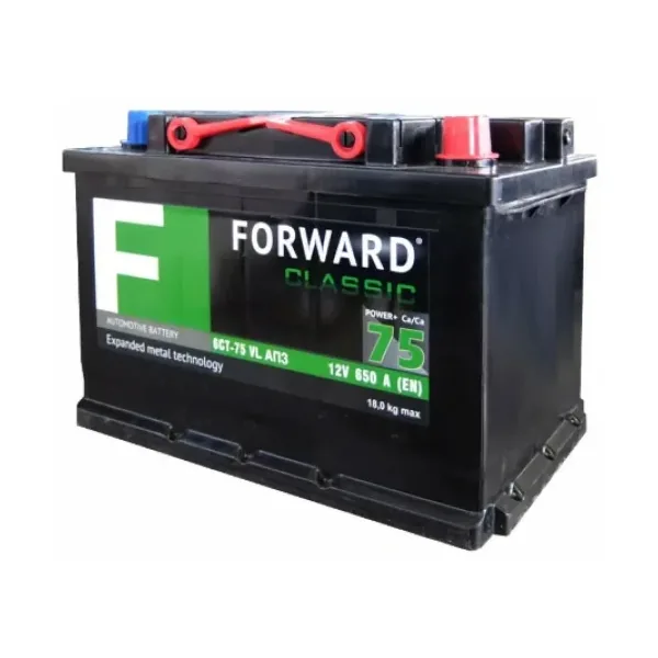 Аккумулятор FORWARD Green 75 Ач 650 А (EN), прямая полярность, LN3