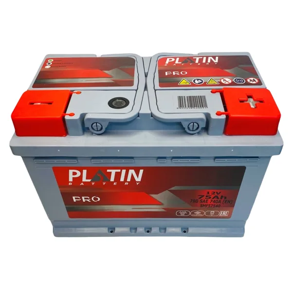 Аккумулятор PLATIN Pro 75 Ач 740 А (EN), обратная полярность, LN3