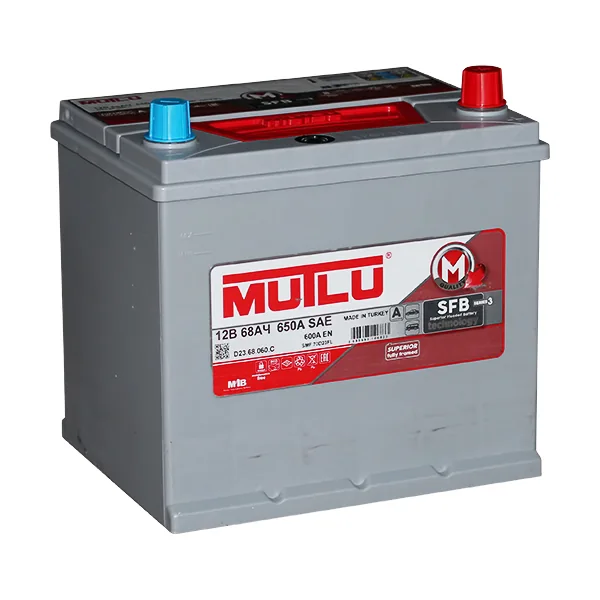 Аккумулятор MUTLU SFB M3 68 Ач 600 А (EN), обратная полярность, D23