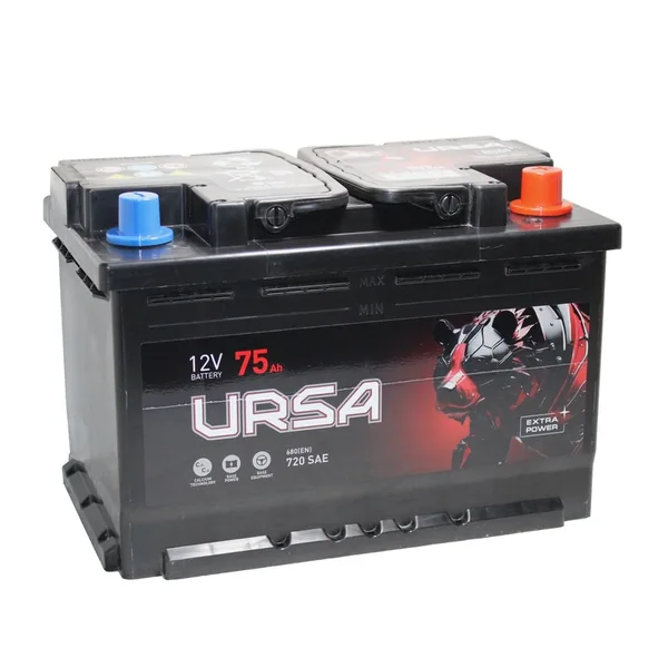 Аккумулятор URSA 75 Ач 680 А (EN), прямая полярность, LN3