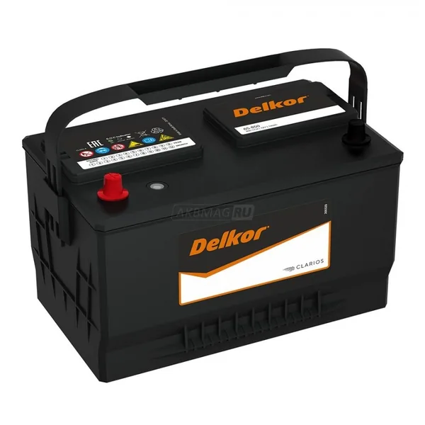 Аккумулятор DELKOR 100 Ач 850 А (SAE), прямая полярность, BCI-31