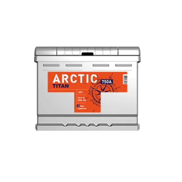 Аккумулятор TITAN Arctic 75 Ач 730 А (EN), прямая полярность, LN3