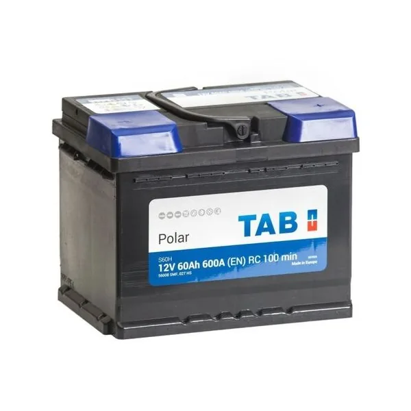 Аккумулятор TAB Polar 60 Ач 600 А (EN), обратная полярность, LN2