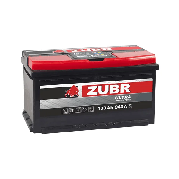 Аккумулятор ZUBR Ultra 100 Ач 940 А (EN), обратная полярность, LN5