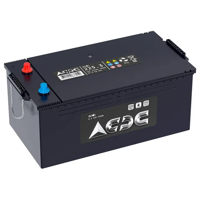 Аккумулятор AC/DC 225 Ач 1300 А (EN), обратная полярность, 6ST-225