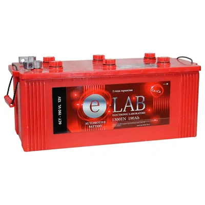 Аккумулятор ELAB 190 Ач 1300 А (EN), обратная полярность, 6ST-190