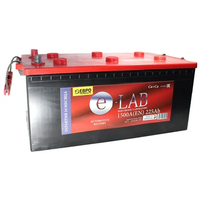 Аккумулятор ELAB 225 Ач 1500 А (EN), обратная полярность, 6ST-225