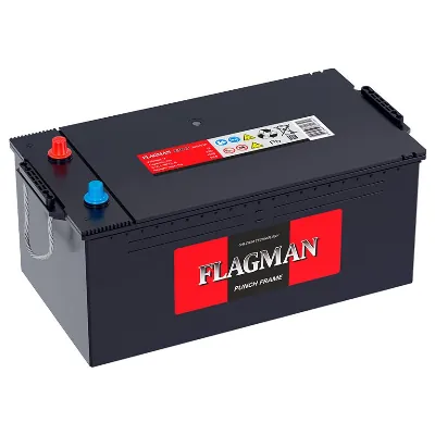 Аккумулятор FLAGMAN 230 Ач 1350 А (EN), прямая полярность, HC
