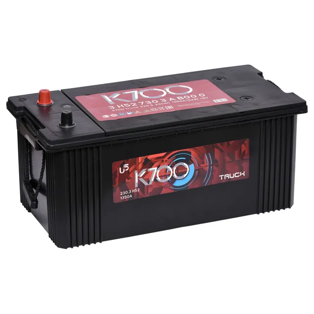 Аккумулятор K700 230 Ач 1350 А (SAE), обратная полярность, HC
