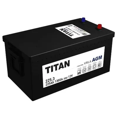 Аккумулятор TITAN MAXX 225 Ач 1250 А (EN), обратная полярность, 6ST-225