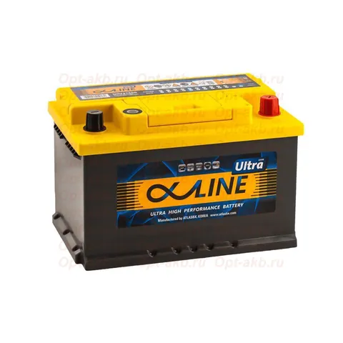 Аккумулятор ALPHALINE Ultra 74 Ач 750 А (EN), обратная полярность, LBN3