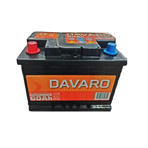 Аккумулятор DAVARO 60 Ач 500 А (EN), обратная полярность, LN2