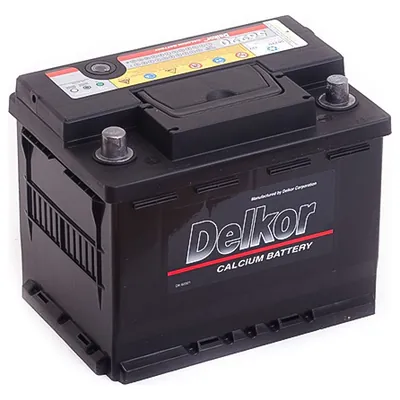 Аккумулятор DELKOR 62 Ач 600 А (EN), прямая полярность, LN2
