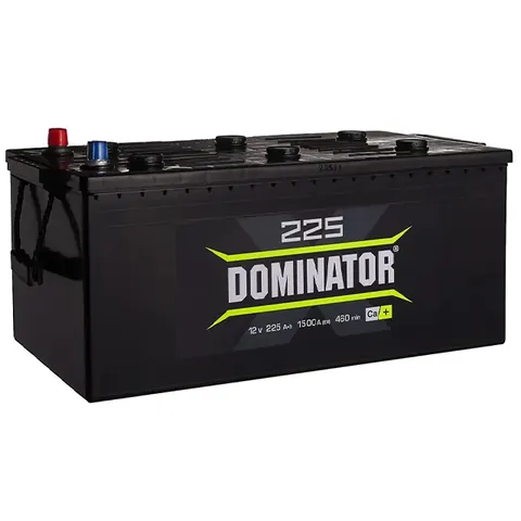 Аккумулятор DOMINATOR 225 Ач 1500 А (EN), обратная полярность, HC