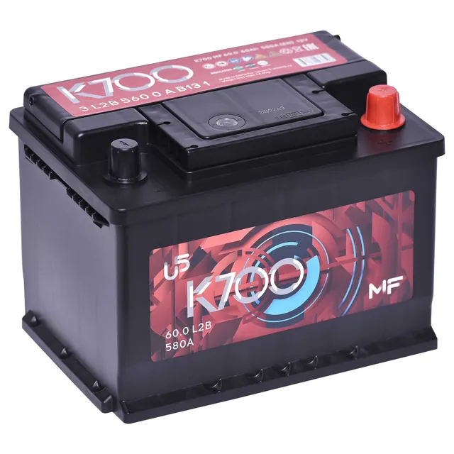 Аккумулятор K700 60 Ач 580 А (EN), обратная полярность, LBN2