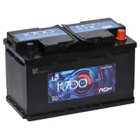 Аккумулятор K700 80 Ач 930 А (EN), обратная полярность, LN4