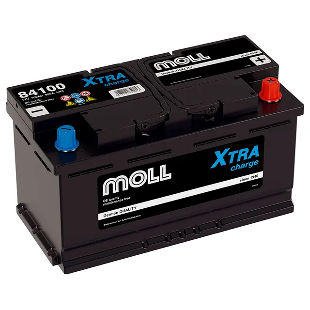 Аккумулятор MOLL XTRA CHARGE 100 Ач 900 А (EN), обратная полярность, LN5