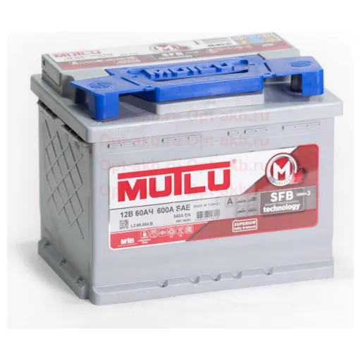Аккумулятор MUTLU SFB M3 60 Ач 540 А (EN), обратная полярность, LBN2