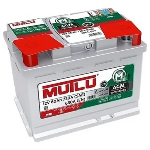 Аккумулятор MUTLU 60 Ач 680 А (EN), обратная полярность, LN2