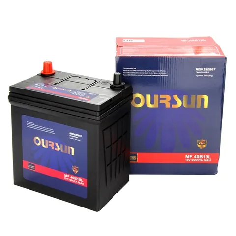 Аккумулятор OURSUN 38 Ач 330 А (EN), прямая полярность, B19