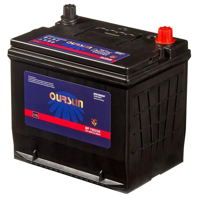 Аккумулятор OURSUN 65 Ач 560 А (JIS), прямая полярность, D23