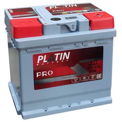 Аккумулятор PLATIN PRO 45 Ач 420 А (EN), обратная полярность, LN1