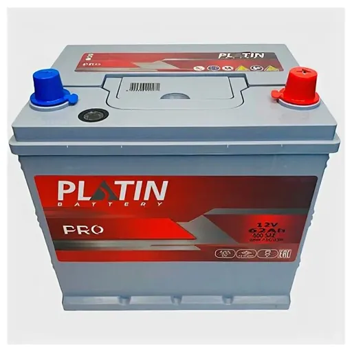 Аккумулятор PLATIN Pro 62 Ач 600 А (EN), обратная полярность, D23