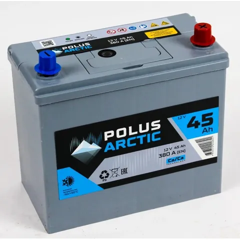 Аккумулятор POLUS 45 Ач 380 А (EN), прямая полярность, B24