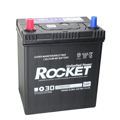 Аккумулятор ROCKET 40 Ач 340 А (SAE), прямая полярность, B19