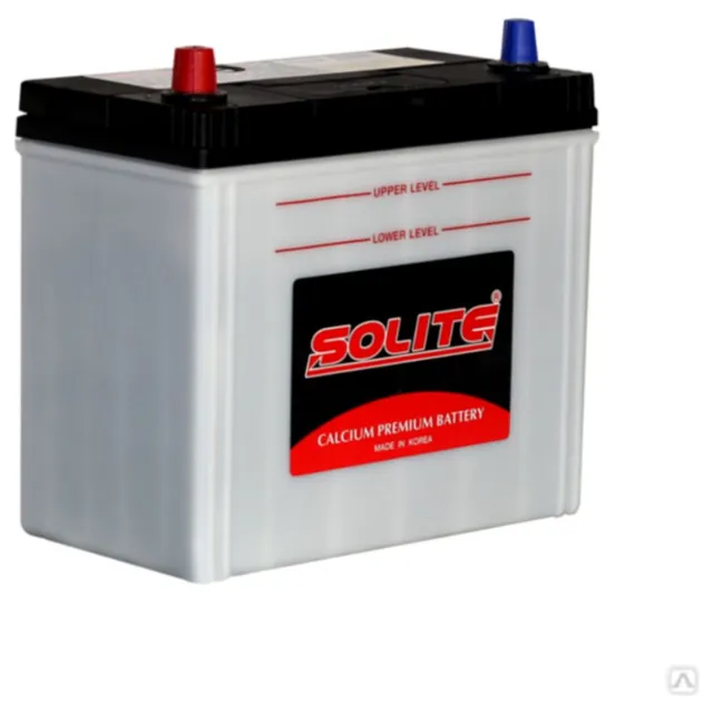 Аккумулятор SOLITE 50 Ач 470 А (JIS), прямая полярность, B24