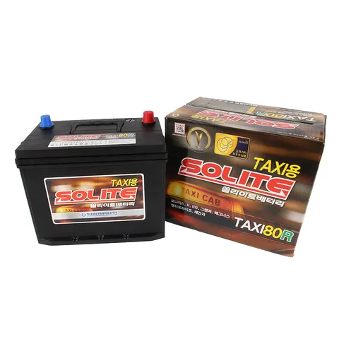 Аккумулятор SOLITE TAXI 80 Ач 650 А (EN), прямая полярность, D26